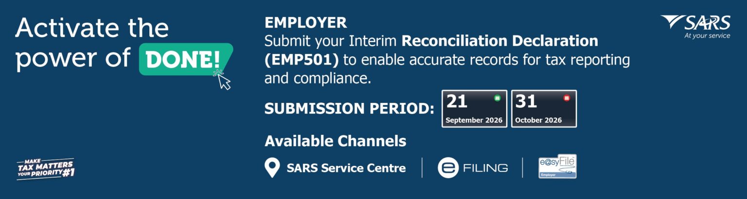 Employer: submit your Interim Reconciliation Declaration (EMP501)